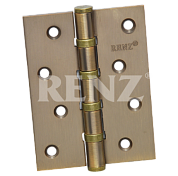 Картинка Петля врезная стальная RENZ 100- 4BB FH CF 4 подшипника плоский колпачок кофе